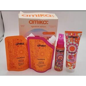 Amika Normcore Signature Saviors 4 - Piece Travel Size Box Set READ